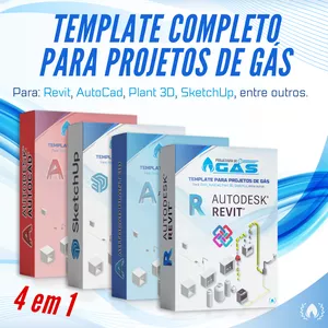 Imagem de capa para o Curso online TEMPLATE PARA PROJETOS DE GÁS