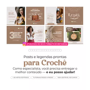 Imagem de capa para o Curso online PACK PARA CROCHÊ