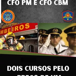 Imagem de capa para o Curso online COMBO CFO PM E CFO CBM - PE