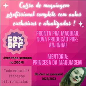 Imagem de capa para o Curso online Curso: Pronta Pra Maquiar - Por : Anjinha