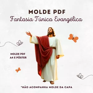 Imagem de capa para o Ebook MOLDE FANTASIA TÚNICA TEATRO EVANGÉLICA