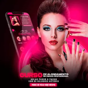 Curso Curso Alongamento de Unhas + Certificado Profissional