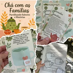 Imagem de capa para o Ebook CHÁ COM AS FAMÍLIAS