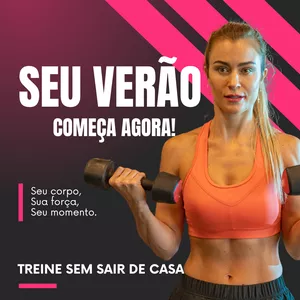 Imagem de capa para o Ebook Projeto Verão - Treino em Casa