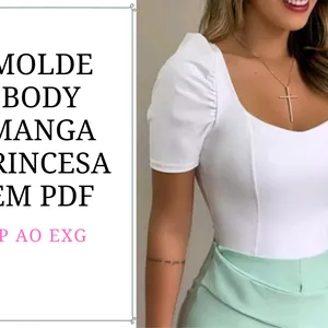 Imagem de capa para o Curso online Molde body manga princesa em pdf