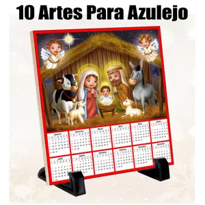 6 KITS AZULEJO, NECESSAIRE, FLAMULAS,