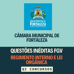 Imagem de capa para o Ebook Apostila Concurso Câmara Municipal de Fortaleza