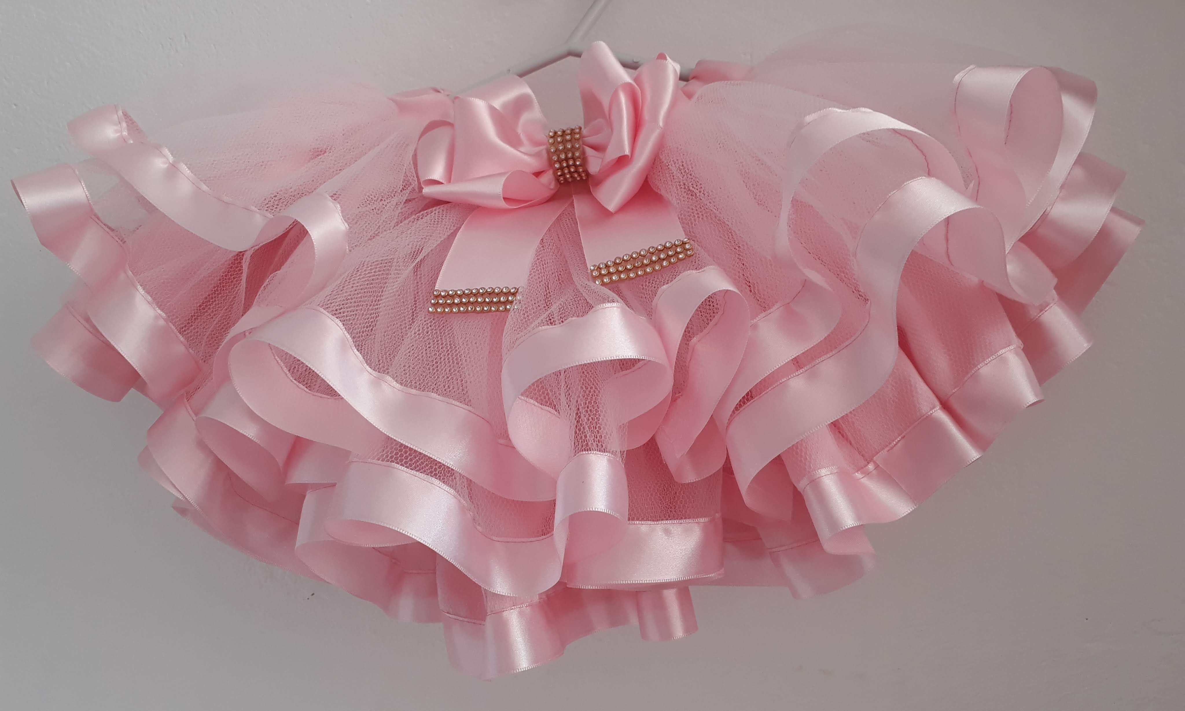 Curso CURSO-Saia de tule 3(três) camadas