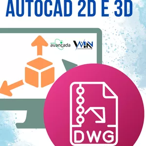 Imagem de capa para o Curso online AutoCad 2D e 3D