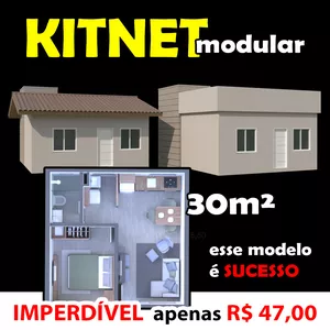 Imagem de capa para o Ebook KITNET MODULAR - MODELO ECONÔMICO E LUCRATIVO