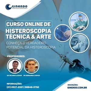 Imagem de capa para o Curso online Curso de Histeroscopia Técnica &amp; Arte