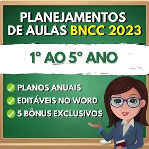 Imagem do curso Planejamentos de aulas para o Fundamental do 1º ao 5º ano - BNCC 2023