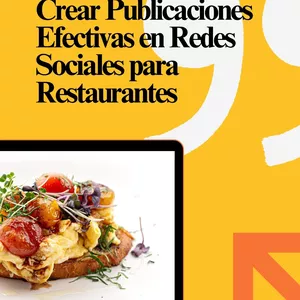 Imagen de portada para Ebook Guía Completa para Crear Publicaciones Efectivas en Redes Sociales para Restaurantes