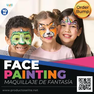 Imagen de portada para Curso online Face Painting: Maquillaje de Fantasía