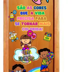 Imagem de capa para o Ebook Painel de porta dia das crianças 