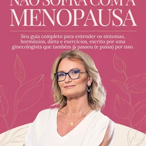Imagem de capa para o Ebook Não sofra com a menopausa