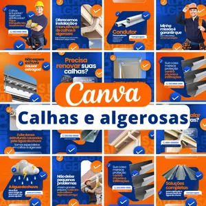 Imagem de capa para o Curso online CANVA CALHAS E ALGEROSAS