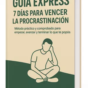 Imagen de portada para Ebook Guía Express: 7 días para vencer la procrastinación.