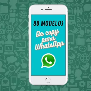 Imagem de capa para o Ebook 80 Modelos de Copy para Whatsapp + Bônus Especial