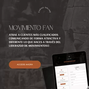 Imagen de portada para Curso online Movimiento Fan