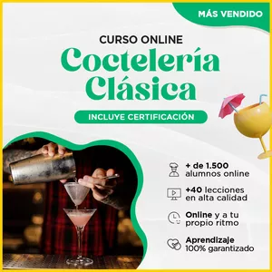 Imagem do curso Curso Coctelería Clásica Online