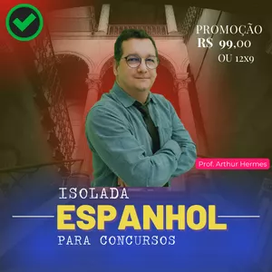 Imagen de portada para Curso online Espanhol para Concursos Públicos