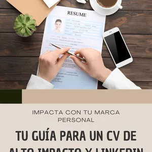 Imagen de portada para Ebook Tu guía para un cv de alto impacto y linkedIn
