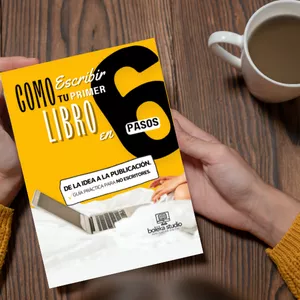 Imagen de portada para Ebook Como escribir tu Primer libro en 6 pasos. Guía fácil y esquemática para no escritores.