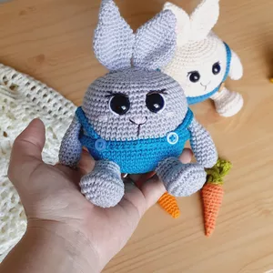 Imagem de capa para o Ebook Amigurumi Coelho Duda
