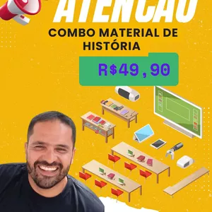 Imagem de capa para o Ebook COMBO SLIDES DE HISTÓRIA