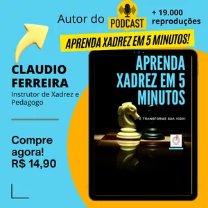 Imagem de capa para o Ebook Ebook Aprenda Xadrez em 5 Minutos