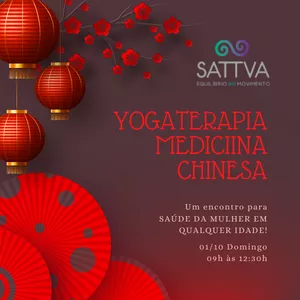 Imagem de capa para o Evento presencial Aulão de Yogaterapia e Medicina Chinesa para Saúde Feminina - Sattva