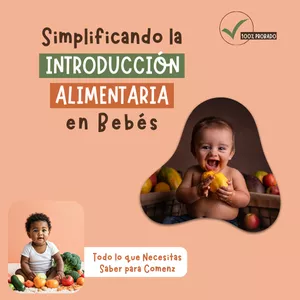 Imagen de portada para Curso online Simplificando la  Introducción Alimentaria en  Bebés