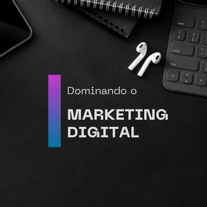 Imagem de capa para o Ebook Dominando o Marketing Digital