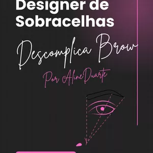 Imagem de capa para o Ebook Ebook Design de Sobrancelhas - Descomplica Brow