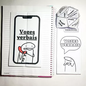 Imagem de capa para o Ebook Kit Vozes verbais