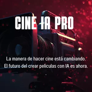 Imagen de portada para Curso online CINE IA PRO