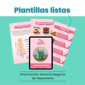 Imagen de portada para Curso online Plantillas Información General Repostería