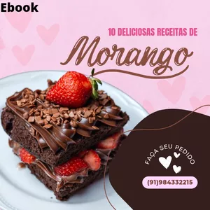Imagem de capa para o Ebook 10 deliciosas Receitas de morango 