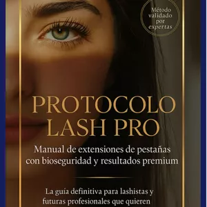 Imagen de portada para Curso online PLP- Protocolo lash Pro. Manual + videos.
