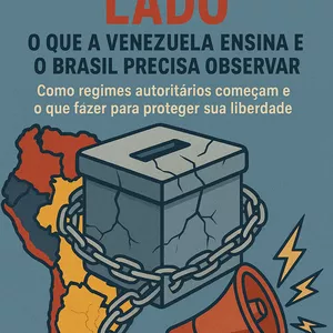 Imagem de capa para o Ebook Ditadura ao Lado: O que a Venezuela Ensina e o Brasil Precisa Observar