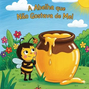 Imagem de capa para o Ebook A abelha que não gostava de mel