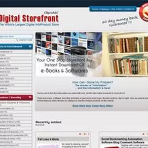 Cover image for Ebook Clickbank store has all digital products and talks daily