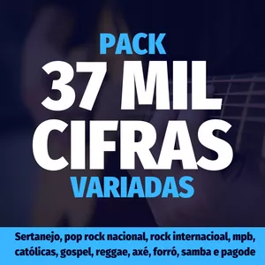 Imagem de capa para o Ebook Pack 37 mil cifras variadas