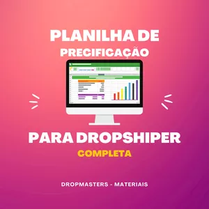 Imagem de capa para o Ebook KITDropshipping - Planilha de Precificação Completa + BRINDE 