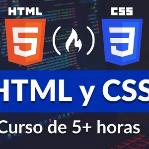 Imagen de portada para Curso online Curso de HTML Y CSS desde 0