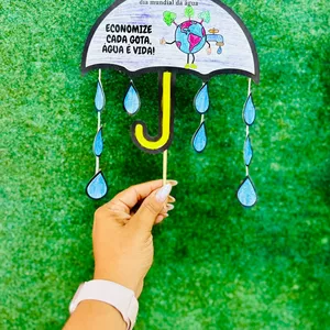 Imagem de capa para o Ebook lembrancinha interativa dia da água