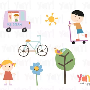 Imagem de capa para o Ebook Kit digital Diversão no parque