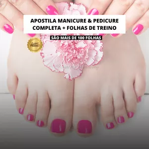 Imagem de capa para o Curso online Apostila Manicure e Pedicure  Completa