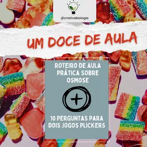 Imagem de capa para o Ebook Osmose com Gummy Bears - Um doce de aula